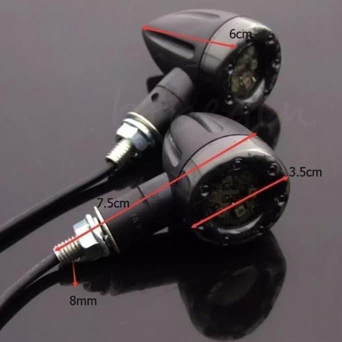 Lampu Sein Sekalus Lampu Rem Motor Custom Scrr