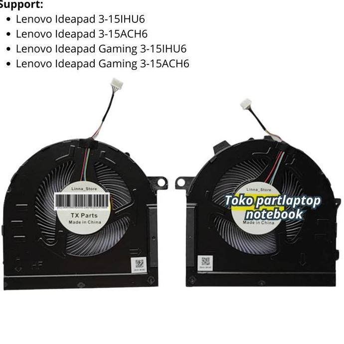 Kipas Fan Internal Lnovo Ideapad Gaming 3-15ACH6 15IHU6 new