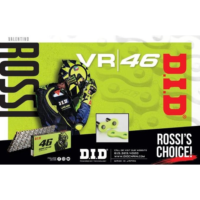DID Chain VR46 Edition 520-120L | 525-120L