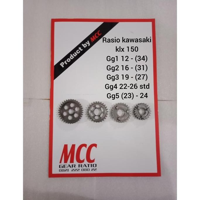 gi rasio klx 150