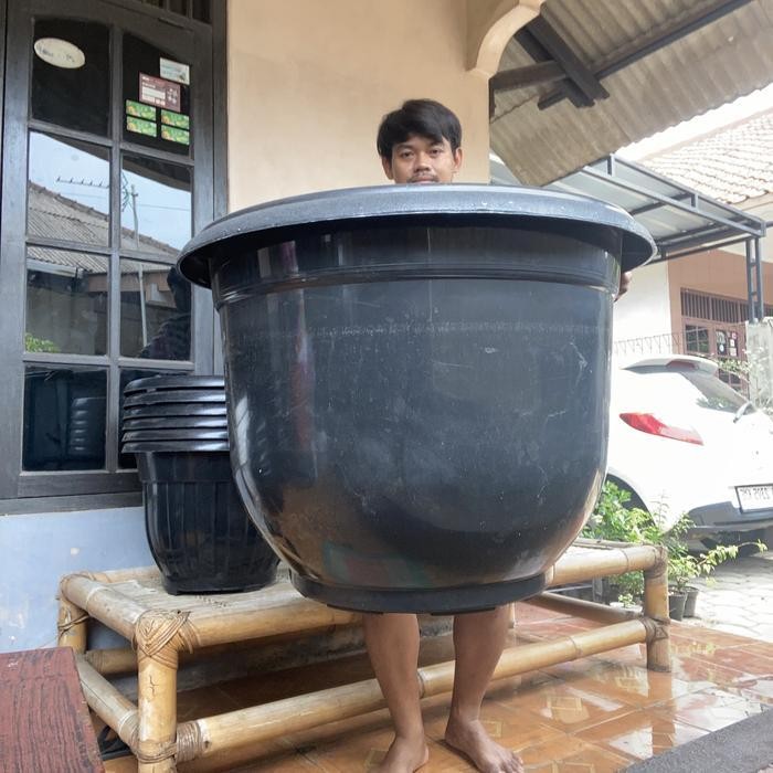 Pot Tanaman Besar 80 Cm Super Jumbo / Pot Bunga Jumbo Cempaka 100 New Best Quality 100% Original