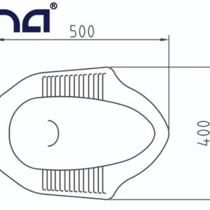 Kloset Jongkok Ina Putih / Kloset/ Ina