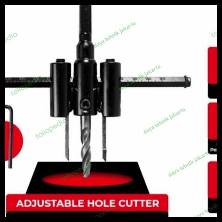 

HOT DEAL ADJUSTABLE HOLE CUTTER 30- 120MM !!