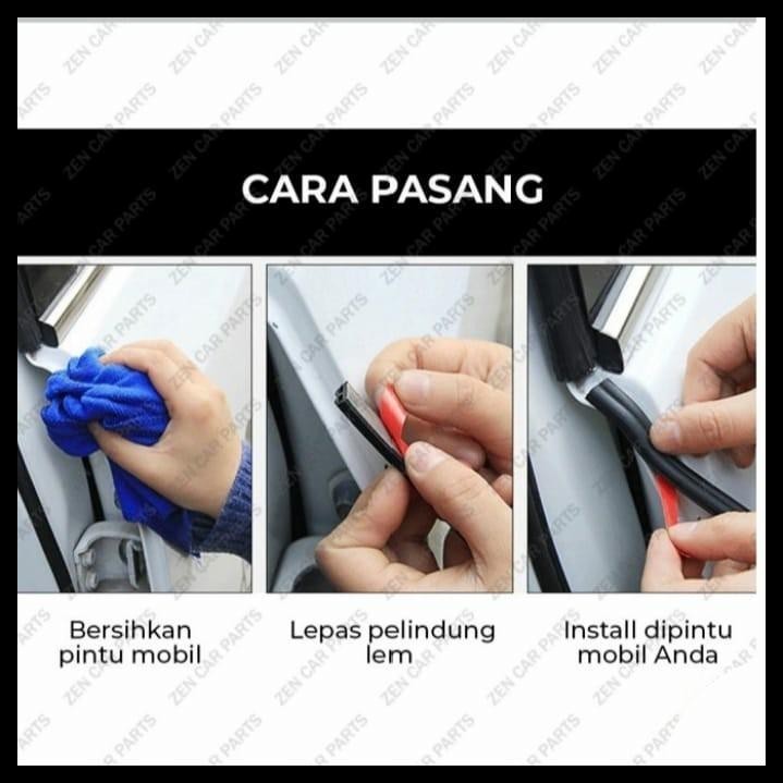 DISKON LIST PINTU KARET 5M LIST PINTU MOBIL STRIP RUBBER TOYOTA HIACE 