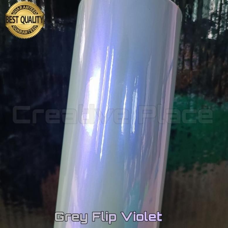 Premium (Ready) Skotlet Motor Warna Grey Flip Violet / Abu Lembayung Ungu