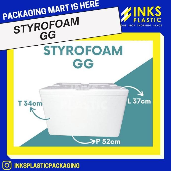 new  styrofoam box GG *KHUSUS GOSEND BANDUNG*