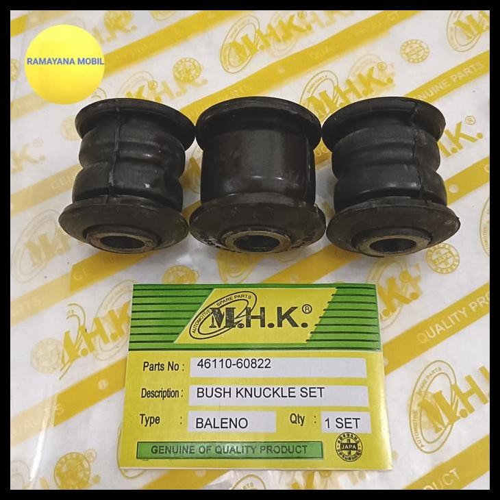 DISKON BUSHING KNUCKLE SET : 3PCS SUZUKI BALENO SY416, AMENITY, ESTEEM