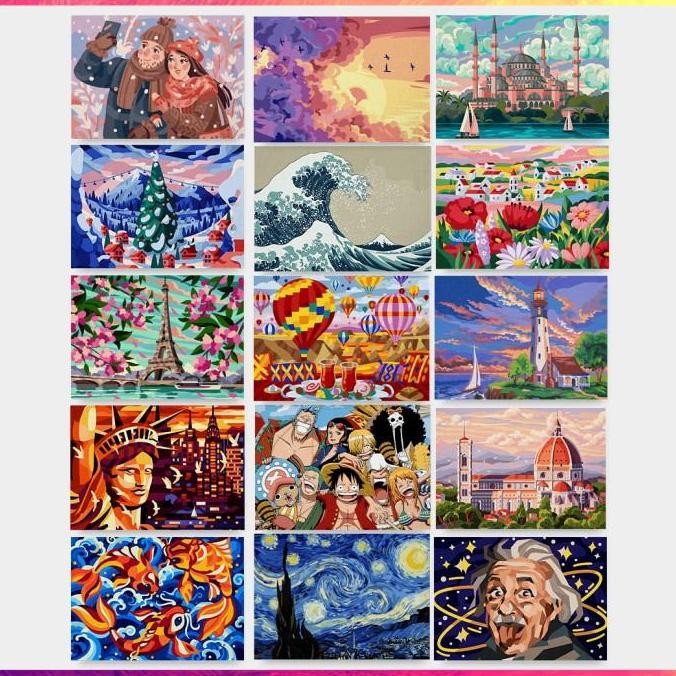 

Paint By Numbers 40X55 Cm - Painting Kit - By Lukis Yuk