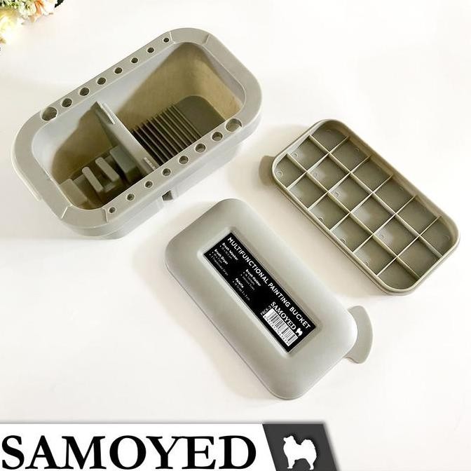 

Bak / Ember Lukis / Tempat Pencuci / Pengering / Gantungan Kuas / Palet Cat / Multifunction Painting Bucket / Barrel / Brush Washer / Dryer / Holder / Palette Samoyed Pbck-3