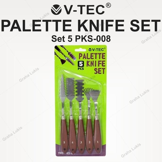 

V-Tec Palette Knife Set Pks-008 / Pisau Palet V-Tec
