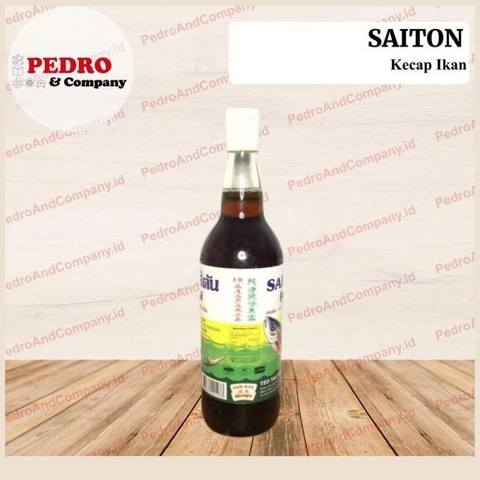 

Saiton brand fish sauce anchovy fish 750 ml - kecap ikan asin