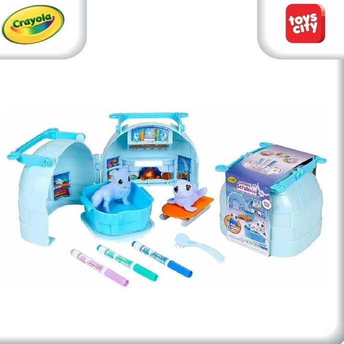 

Crayola Scribble Scrubbie Color&Clean Adorable Little Pets-Artic Igloo