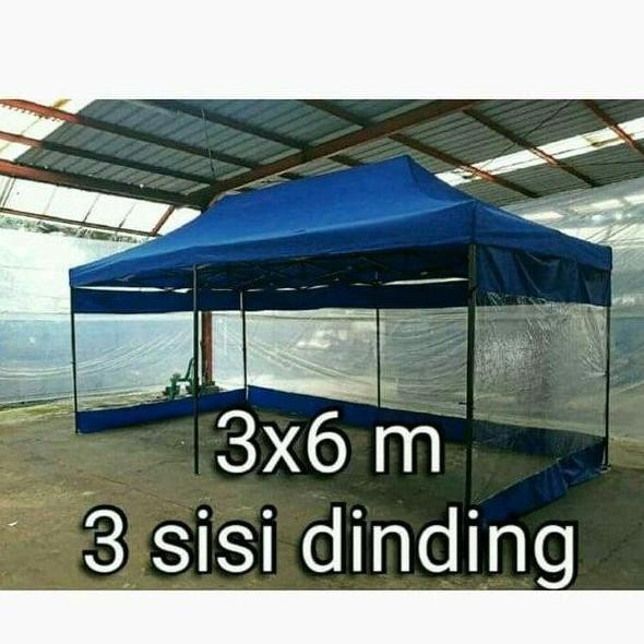 tenda lipat matic uk 3x6 dinding 3sisi