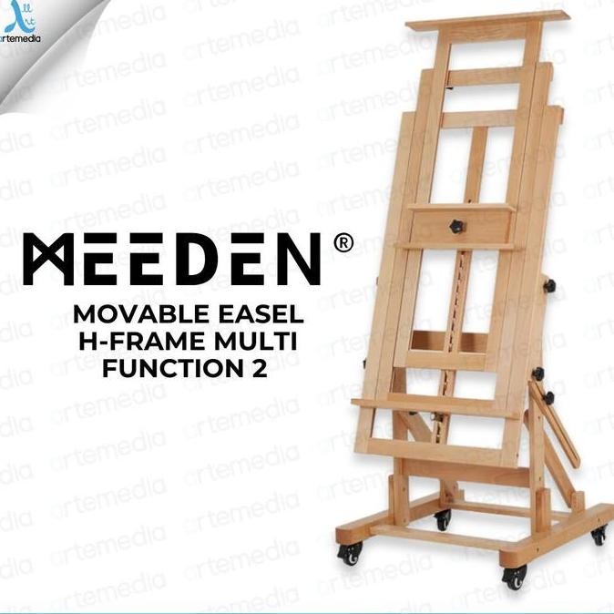 

Meeden Movable Easel H-Frame Multi Function 2 Canvas Heavy Duty