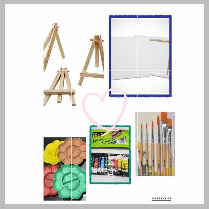 

Paket Murah! Kanvas Lukis 20X20