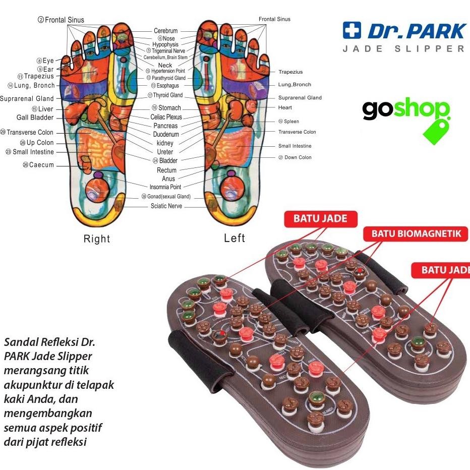 Dr. Park Jade Slipper Sandal Kesehatan Terapi Korea