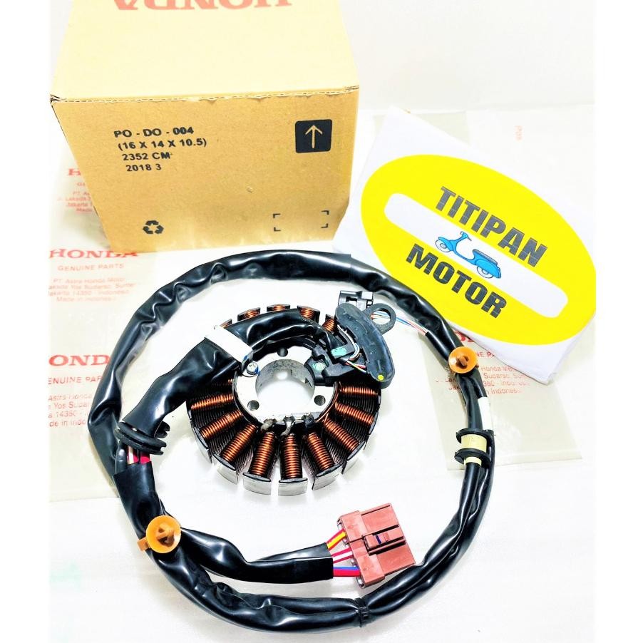 SPUL SPOL SPULL MAGNET STATER COMP ASSY ORINAL HONDA VARIO 125 LED ESP TAHUN 2015 2016 2017 VARIO 15