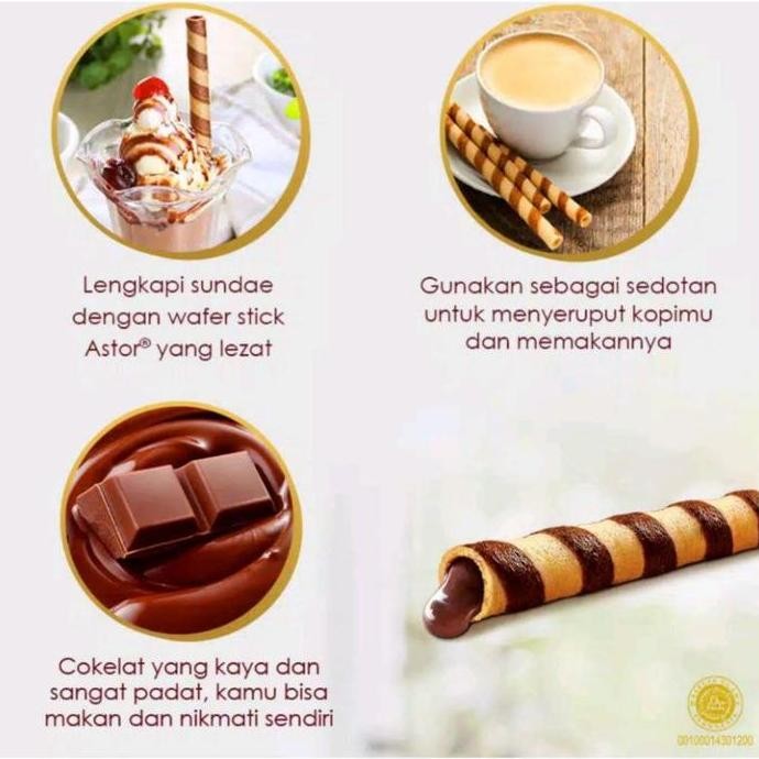 

Wafer Astor 150 Gram Rasa Coklat Snack Enak Makanan Ringan Cemilan