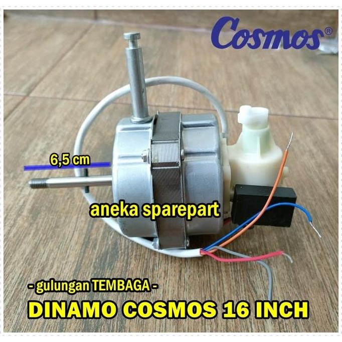 Dinamo Kipas Angin Cosmos 16 Inch Gulungan Tembaga Motor Fan Ori