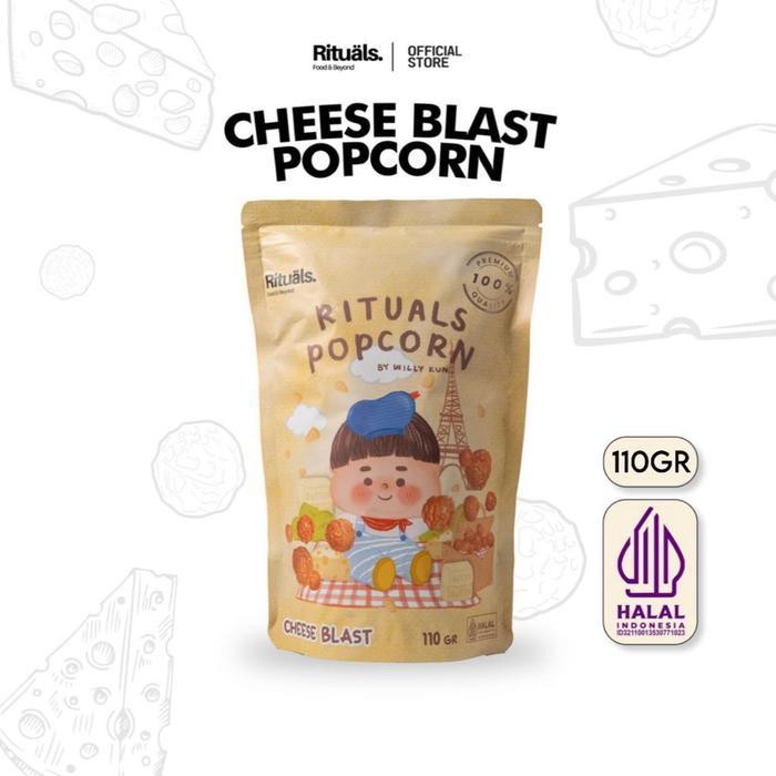 

Cheese Blast Popcorn 110Gr Ukuran Large - Snack Jagung Keju Cedar Camilan Crispy By Rituals Food