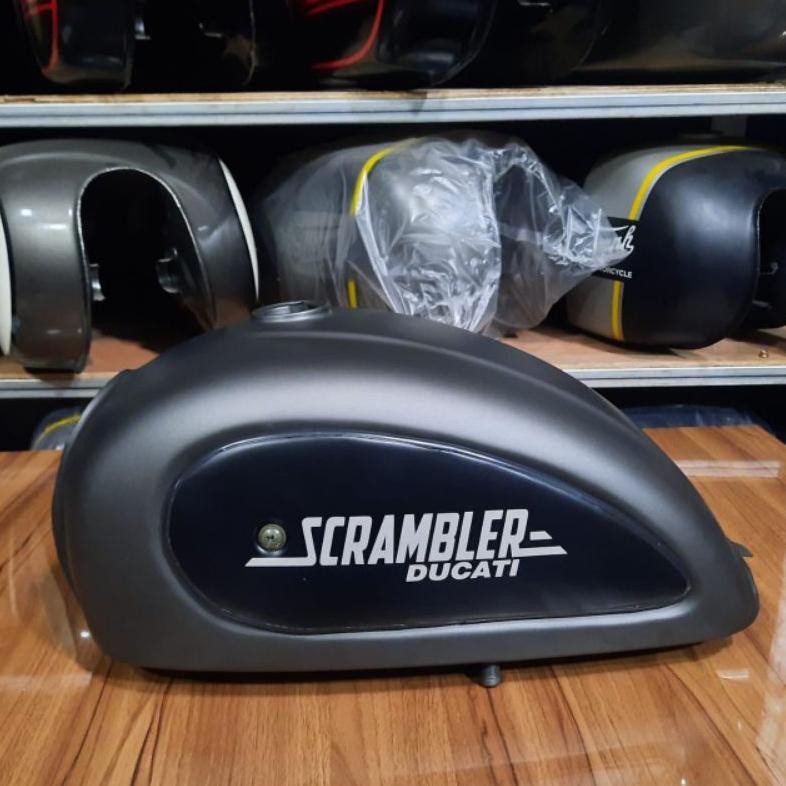 TANGKI JAPSTYLE SCRAMBLER DUCATI TER, MEGAPRO, THUNDER 125, THUNDER 250 ,GL