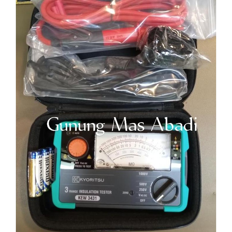 Kyoritsu 3431 Insulation Tester