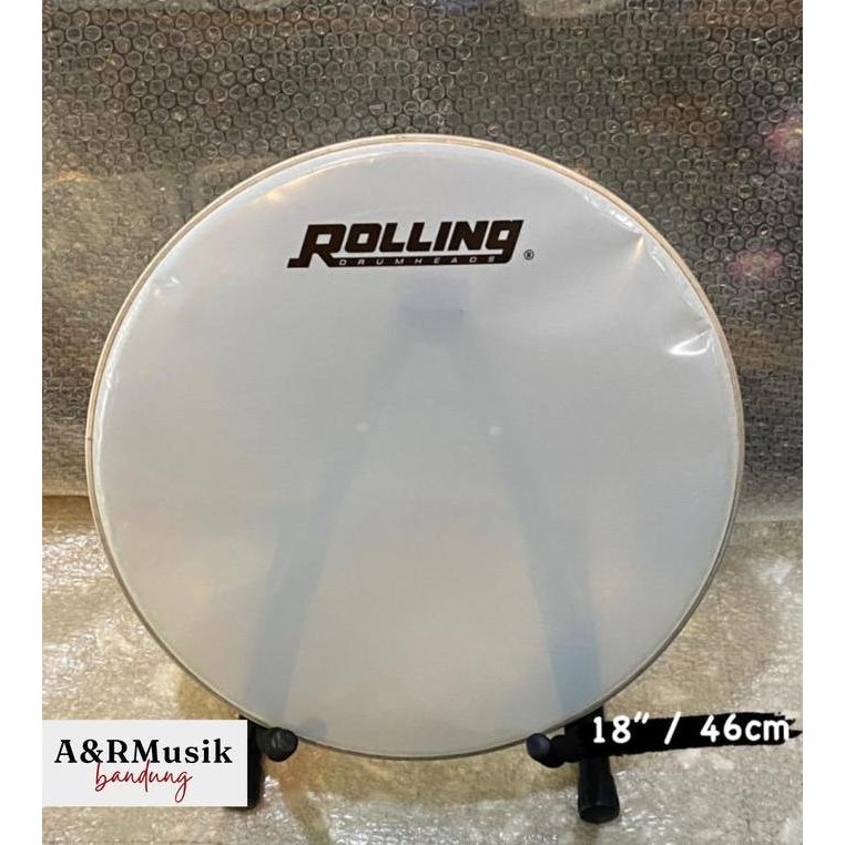 HEAD BASS DRUM 18" ROLLING / MEMBRAN DRUM 18" / MIKA DRUM 18" (46CM) ORIGINAL DAN TERPERCAYA