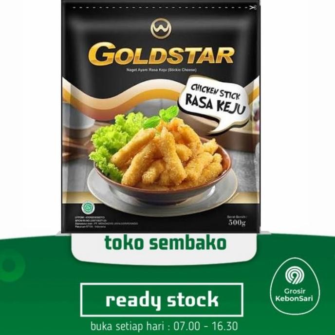 

Goldstar Nugget Stick Cheese - Nugget Keju Siap Goreng Frozen Food