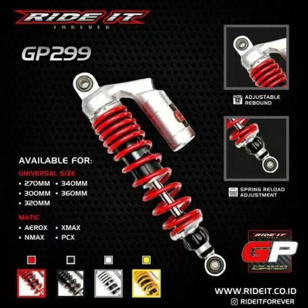 SHOCKBREAKER RIDE IT GP 299.28OMM 320MM 340MM 360MM JUPITER RX KING