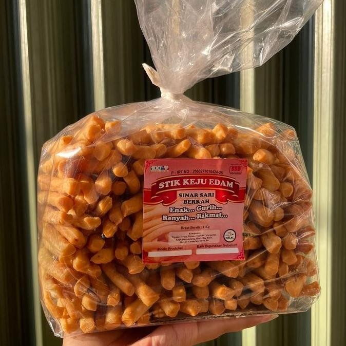 

Stick Keju Edam 1Kg - Stik Keju Panggang Premium Snack Olahan