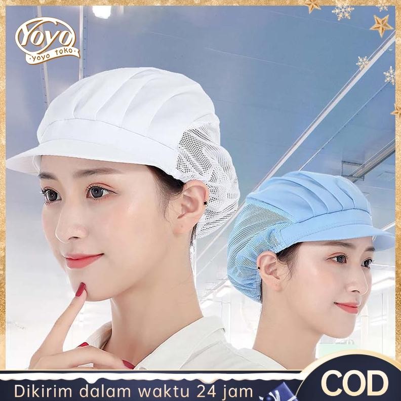 Topi Chef Koki Topi Masak Topi Kitchen Hitam Topi Chef Putih Porositas Topi Chef Jaring DiM