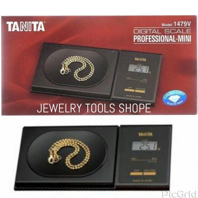 Timbangan Emas Digital - Merk Tanita From Japan ( 120Gr - Akurasi 0.1)