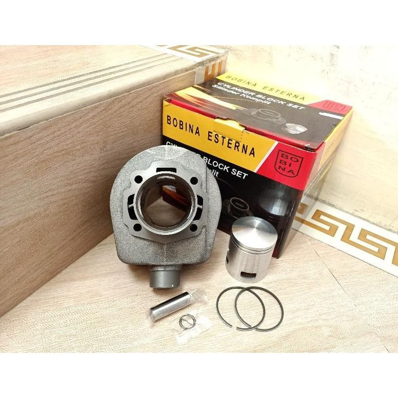 Blok block mesin cylinder vespa largeframe lobang 5 merk Bobina orinal