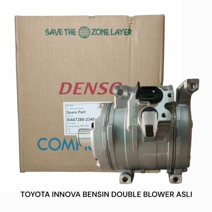 KOMPRESSOR COMPRESSOR AC TOYOTA INNOVA BENSIN DOUBLE BLOWER ORINAL