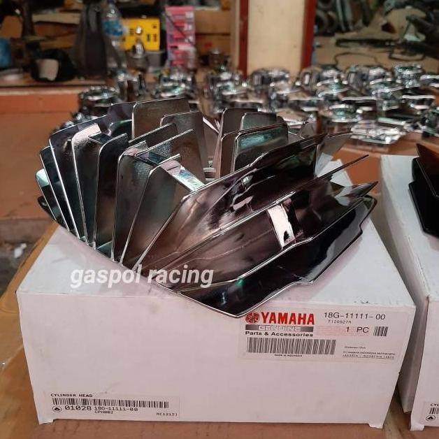 KOP NANAS RX KING KOP NANAS YZ 18g HEAD SILINDER BELIMBING RX K RX S RX Z  RX SPESIAL (KROM KONTES)