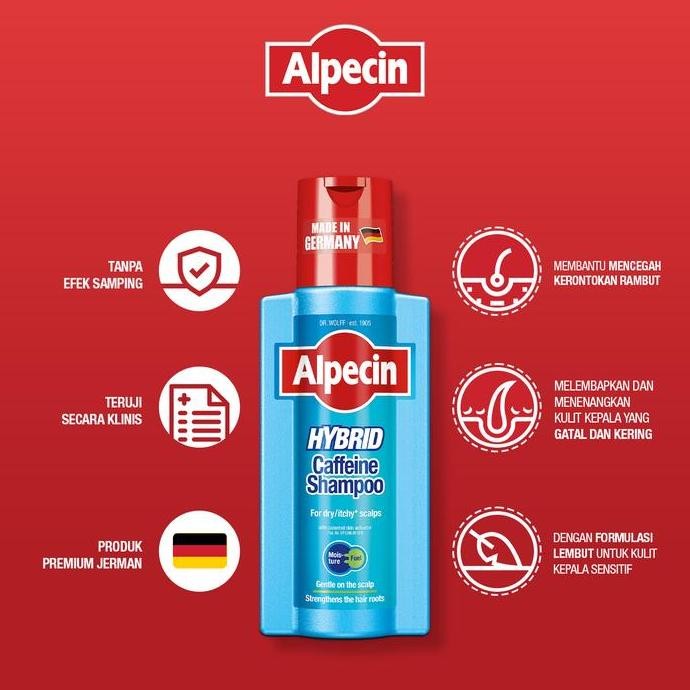 Alpecin Kafein Shampo / Tonik - Rambut Rontok pada Pria