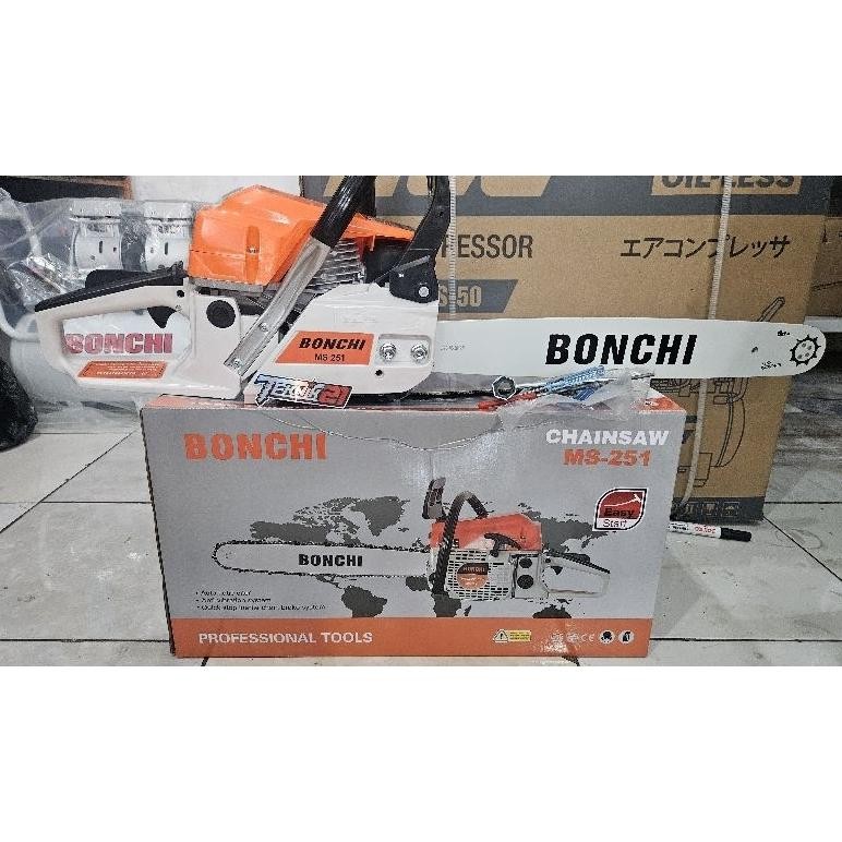 CHAIN SAW 20 IN BONCHI MESIN GERGAJI MESIN 2 TAK BONCHI SENSO 20 IN BONCHI
