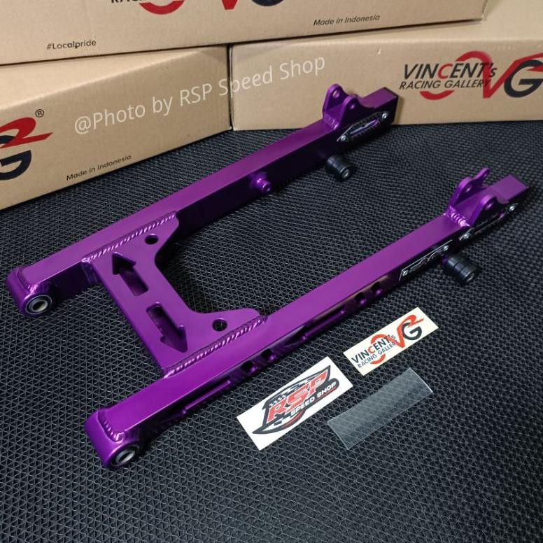 Swing Arm Sleep Engine VRG Jupiter-Z Coak Panah Original Vincent's Racing Gallery (PURPLE)