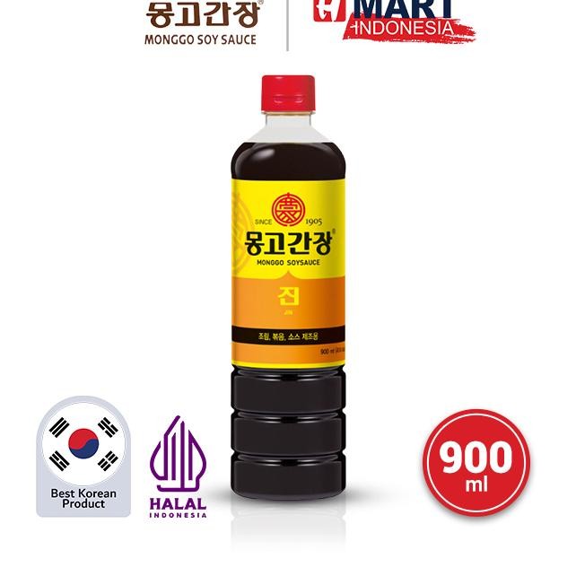 

Monggo Jin Soy Sauce Kecap Asin Korea 900Ml Halal