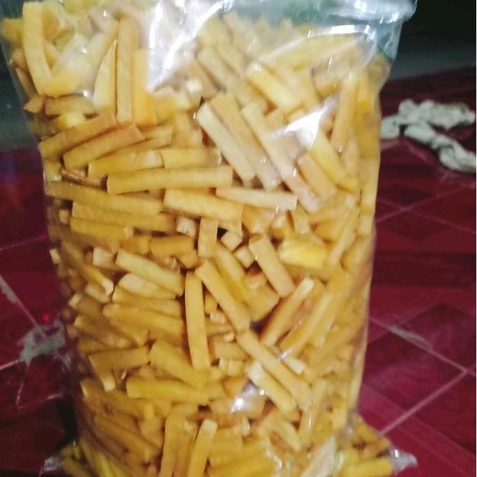 

Keripik Stik Sukun Mentega 500Gr - Snack Makanan Kering Goreng Asin Camilan Kripik - Food Cemilan