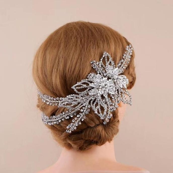 [HP76] Headpiece hiasan sanggul rambut handmade permata Aksesoris LJ