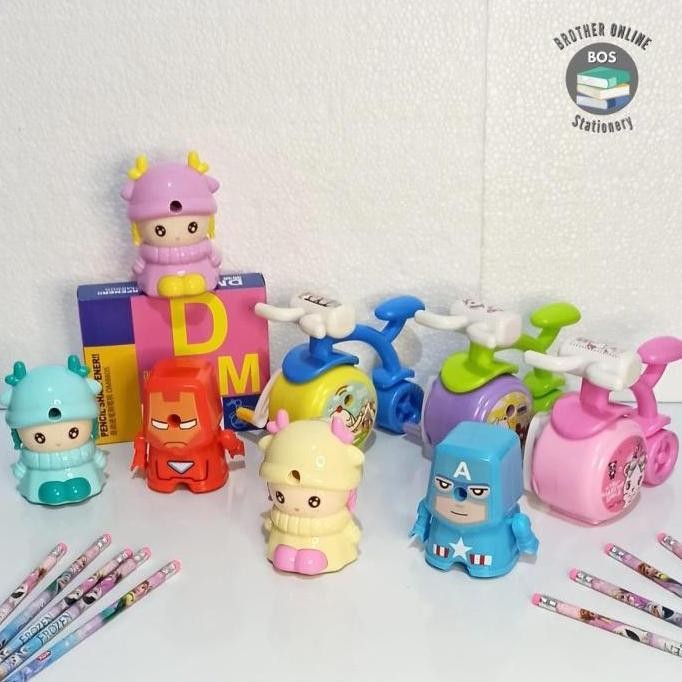 

Serutan Pensil BOS Meja Putar | Rautan Unik Manual Sharpener Pensil