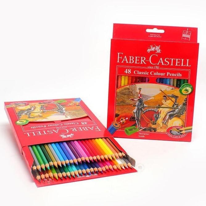 

Faber Castell Pensil Warna 48 Warna Panjang Classic Color Pencil