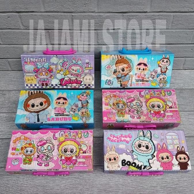 

Tempat Pensil 3 Tingkat Karakter Labubu Viral Alat Tulis Sekolah