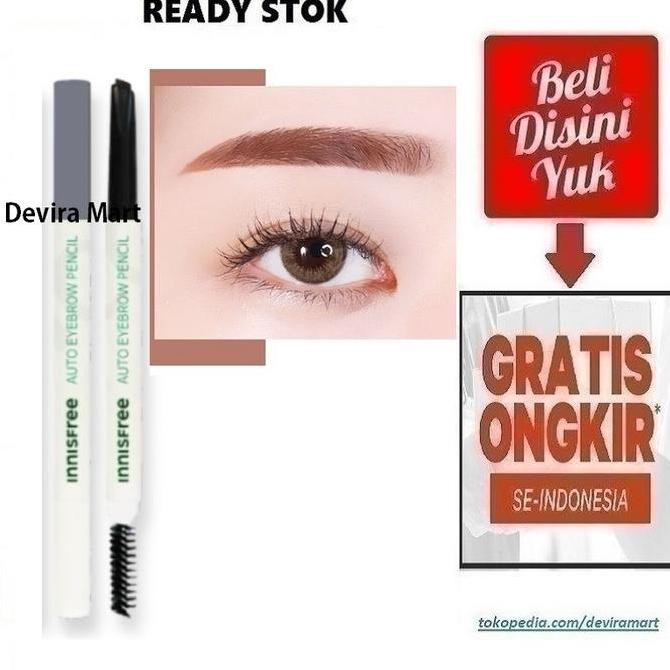

Innisfree Auto Eyebrow Pencil - Pensil Alis Asli Korea Original Waterproof