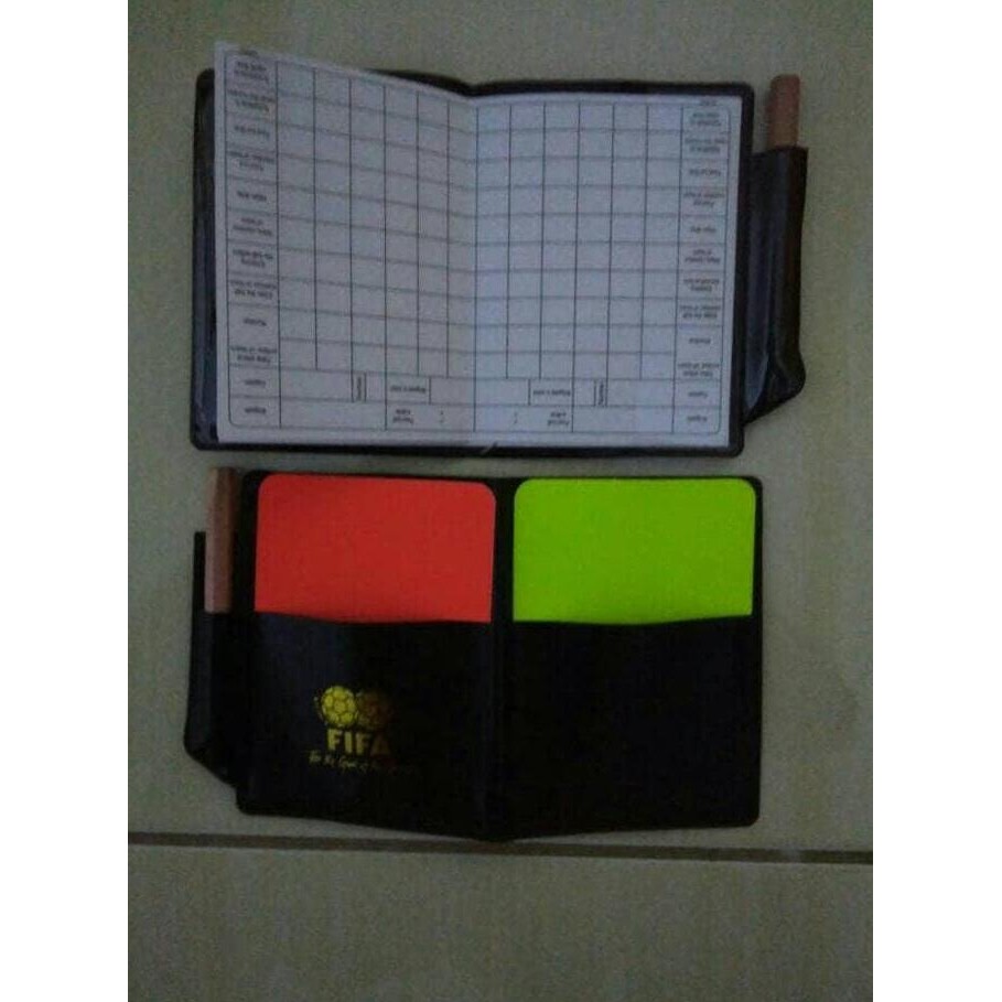 

Kartu Wasit FIFA + Pensil - Aksesoris Sepakbola Resmi FIFA