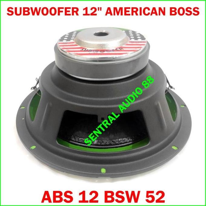 Subwoofer Abs 12" Bsw-55 American Boss 12Inch