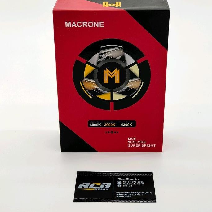 Mc8 Macrone 3 Colours Headlht H4