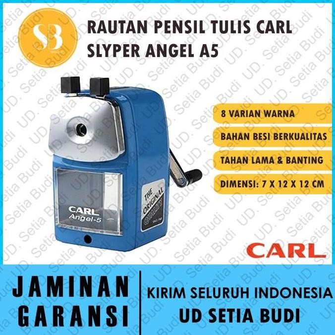 

Rautan Pensil Manual Angel 5 A5 Carl - Untuk Pensil Warna & Tulis