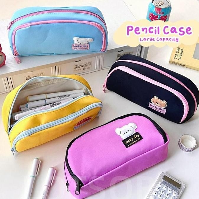 

Kotak Pensil Anak Kapasitas Besar Multi Lapis - Kanvas Waterproof Organizer